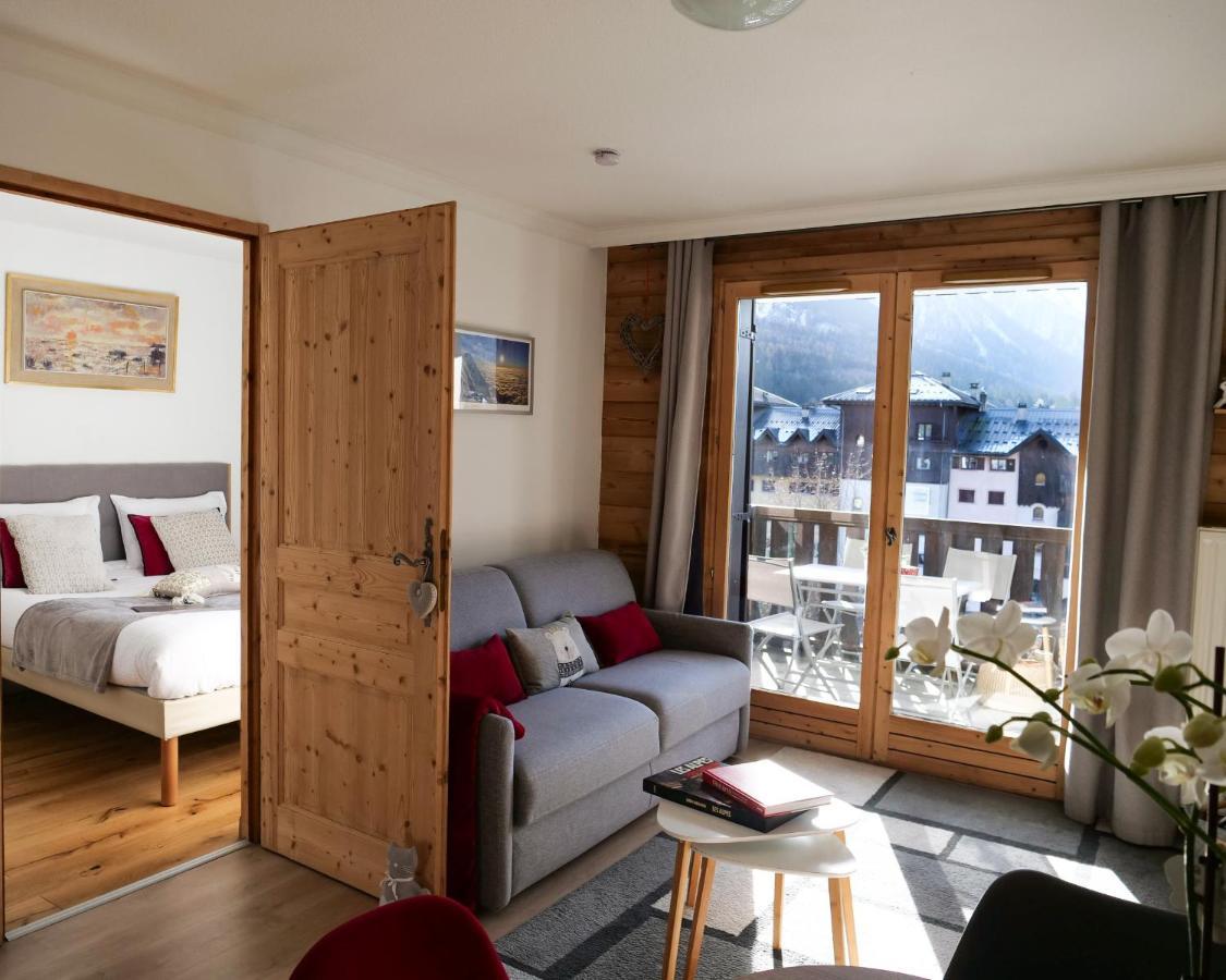 Apartamento Mont Blanc 43, Vue Mont Blanc , Balcon, Parking Chamonix Mont Blanc Exterior foto